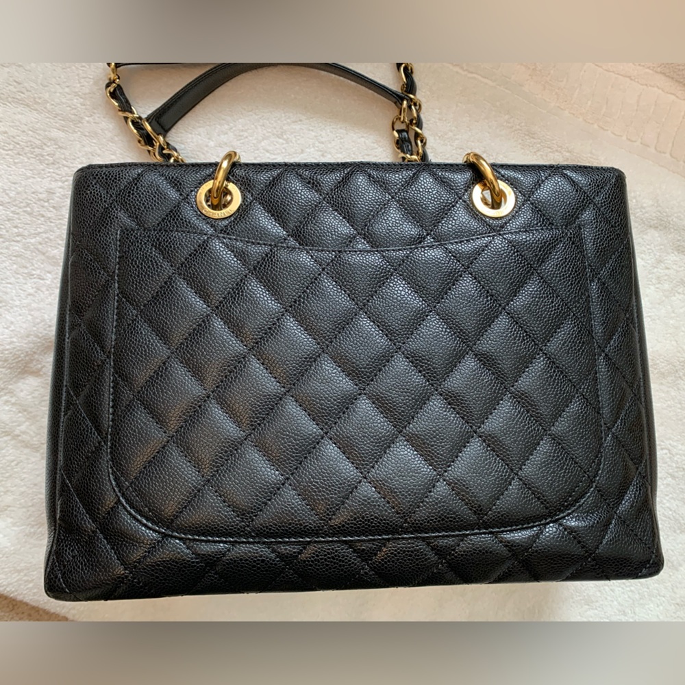 Chanel Black Quilted Caviar
Grand Shopping Tote - Picture 2 of 14